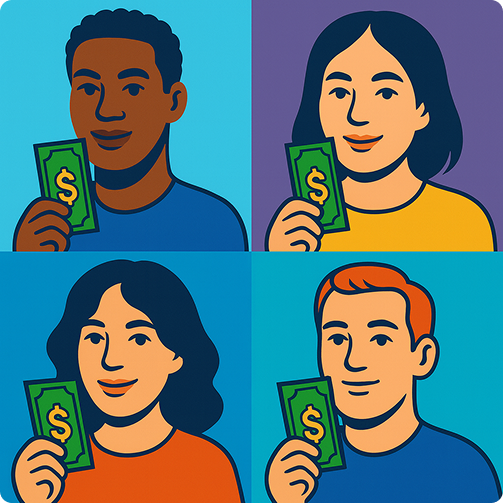 Loan personality assessment illustration